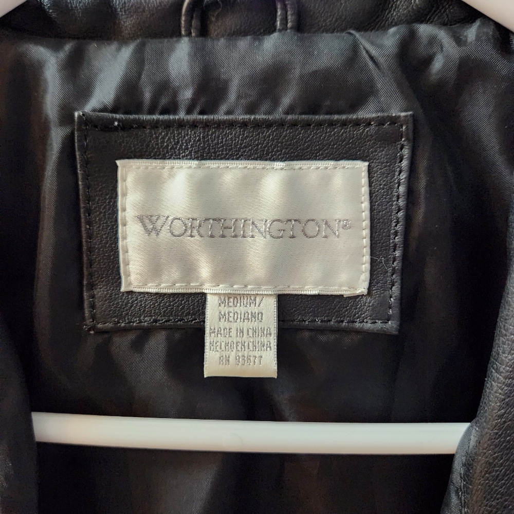 Women's leather jacket